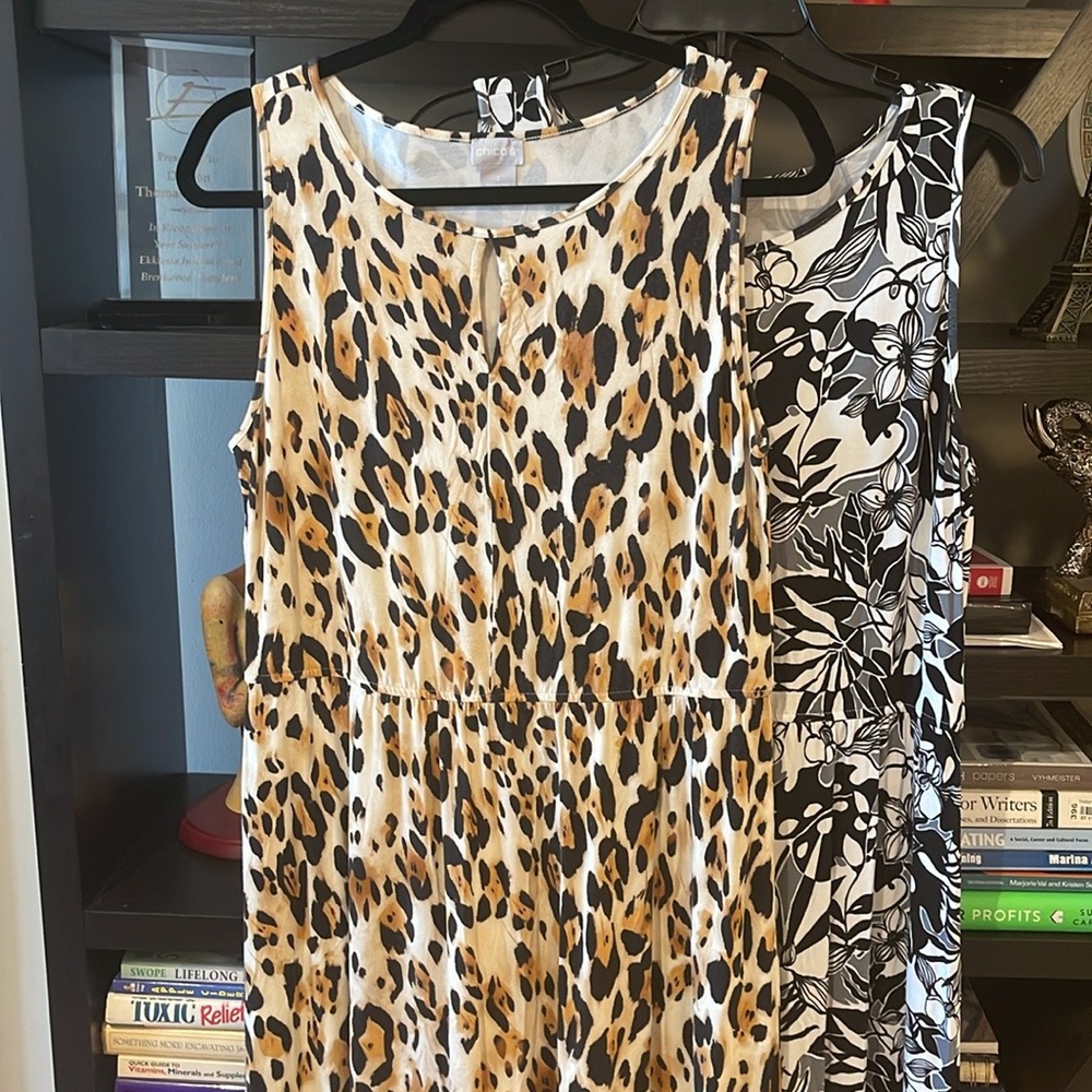 Bundle of two Chicos Sleeveless Maxi Dresses